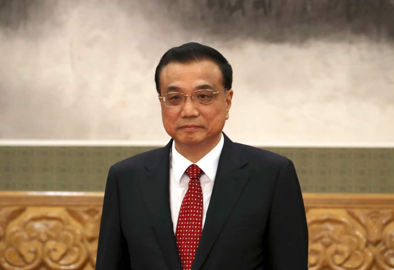 Chinese Premier Li Keqiang, one of the seven newly elected members of the Politburo Standing Committee (AAP)