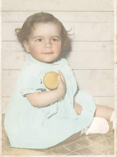 Linda Burney as a baby