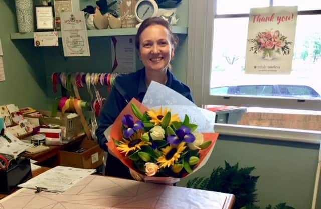 Linda Pellizzer runs a florist business in Dural.