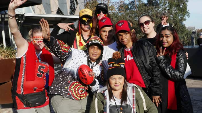 Participants of the 14th annual Long Walk in Melbourne.