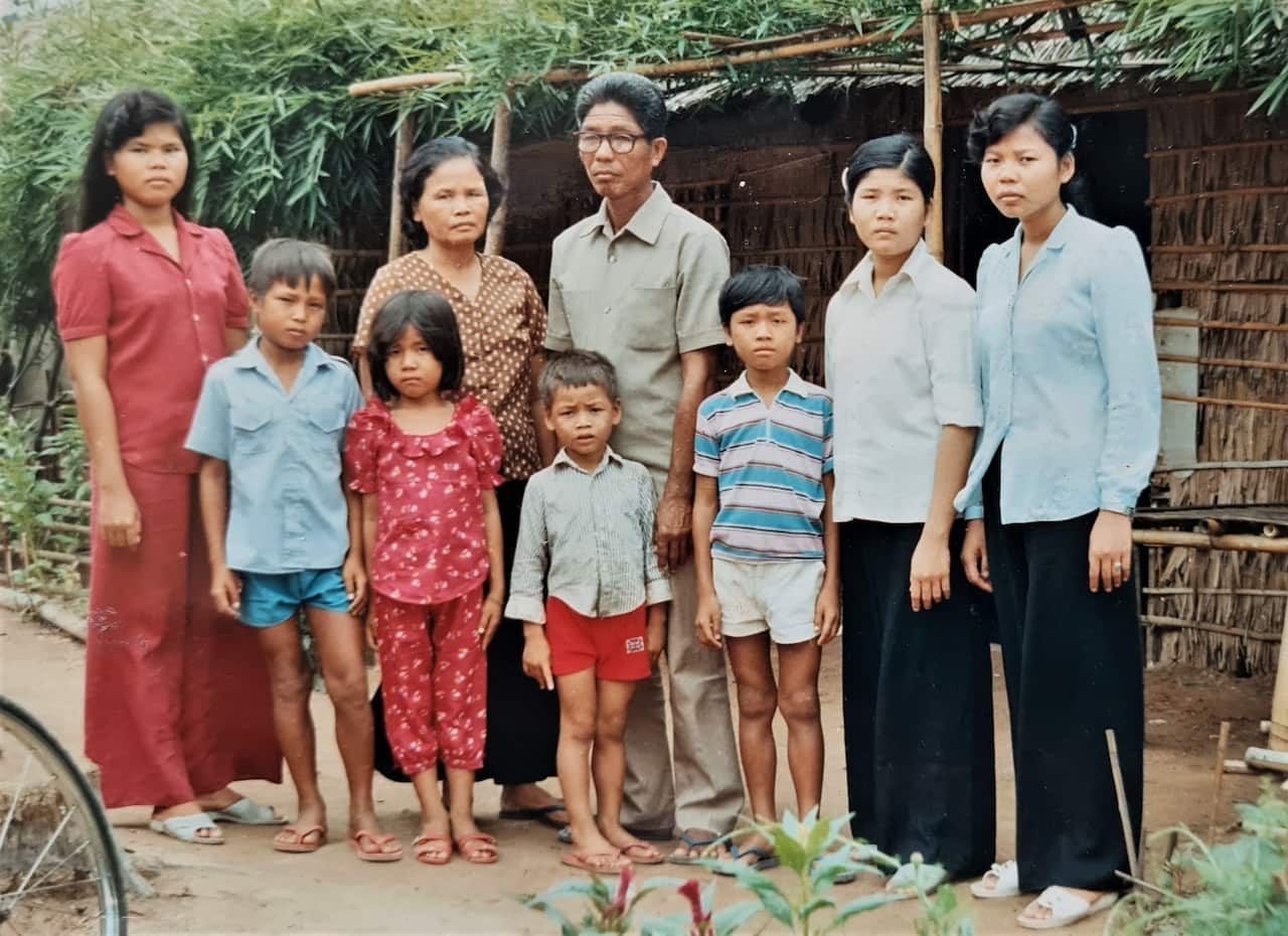 Sophia's family farmed in Cambodia.
