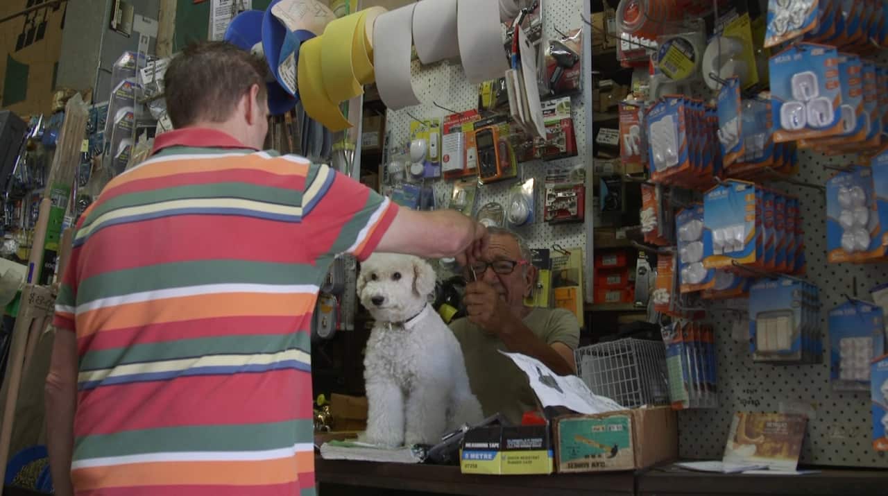 Andy Bernardos say people come to his hardware store for "bits and bops."