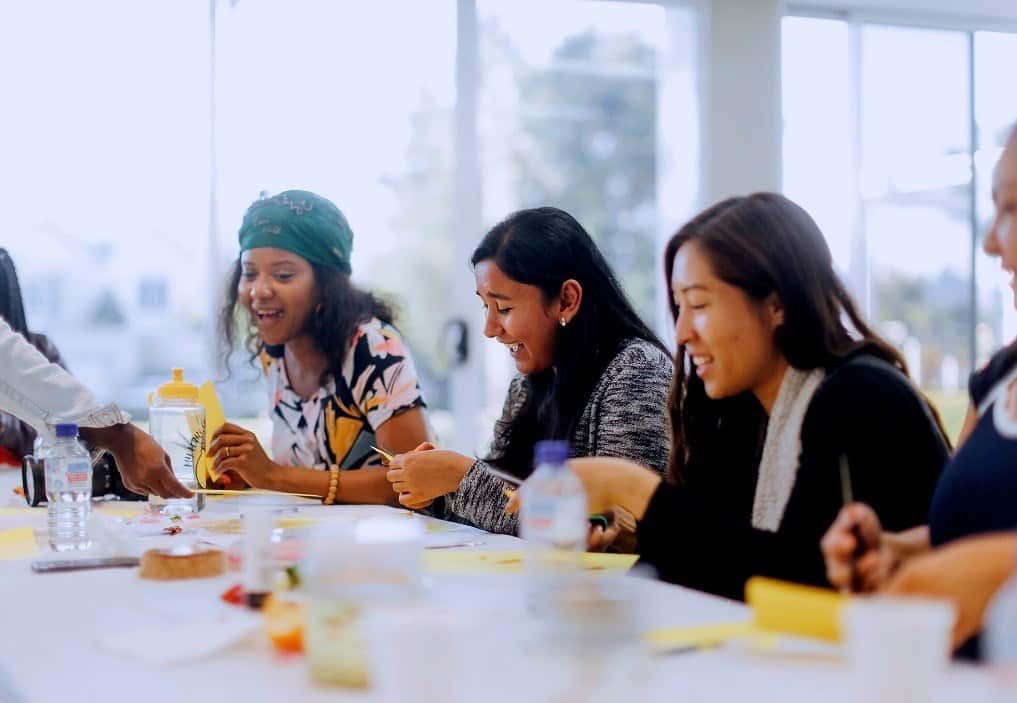 A photo from the pilot workshop at Mahawa Creative.