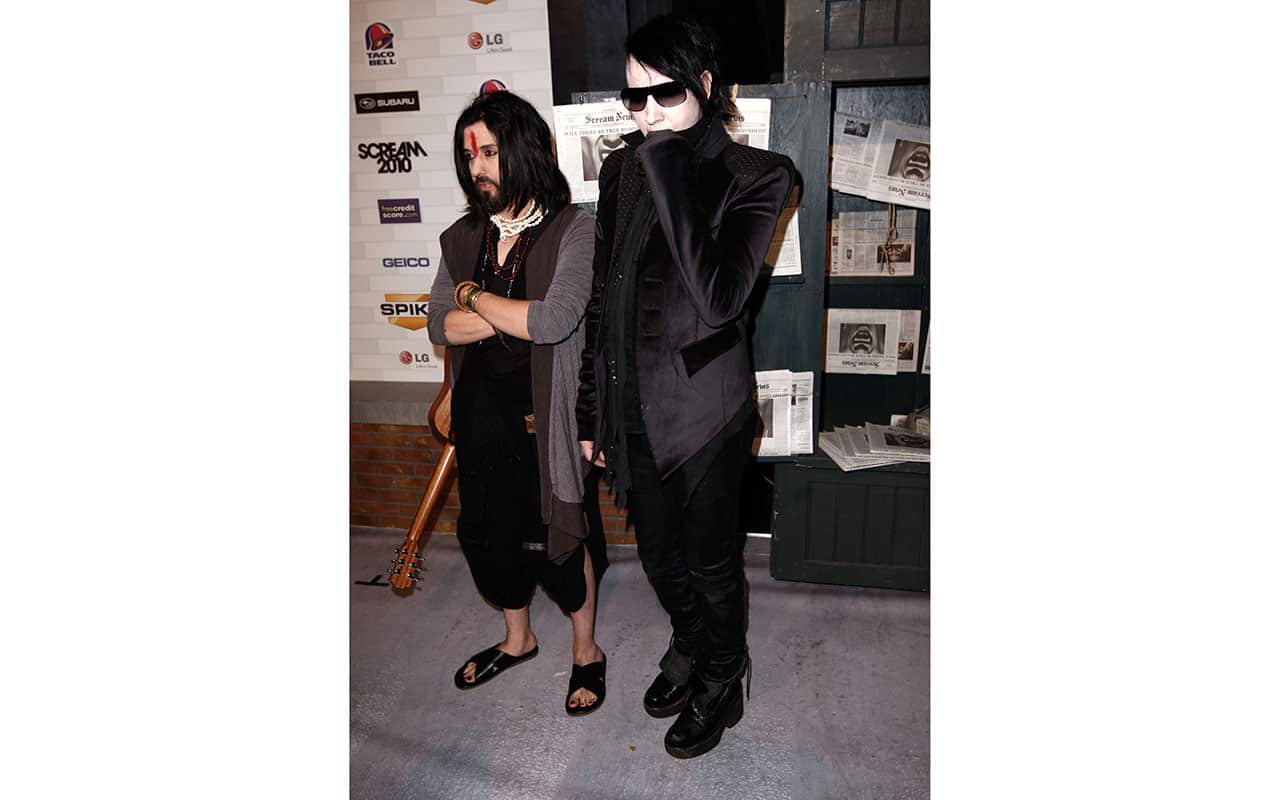 Marilyn Manson, left, and Twiggy Ramirez.