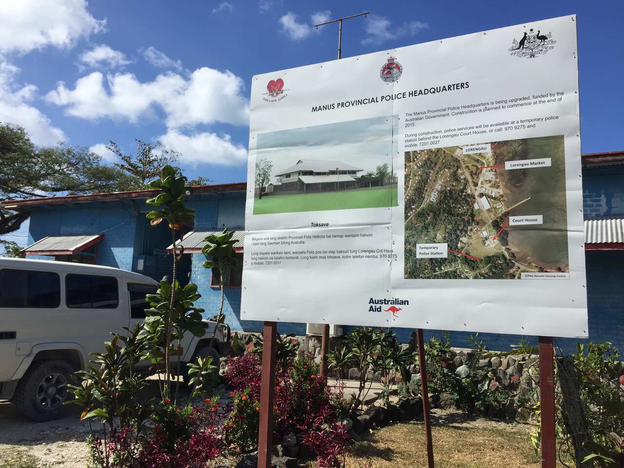 Manus police headquarters
