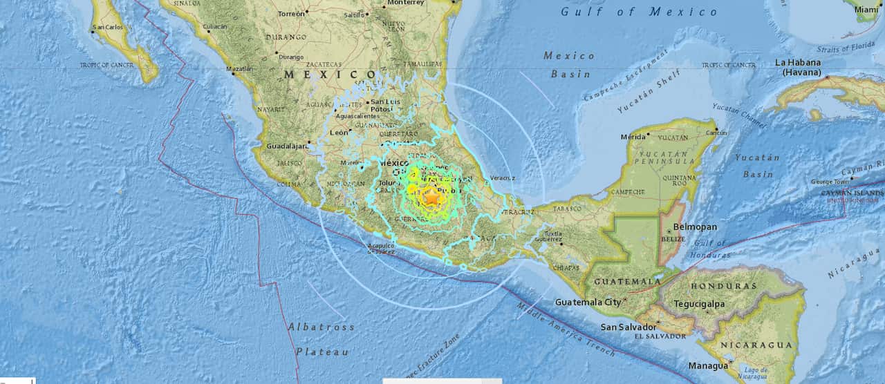 An earthquake measuring 7.1 rocked Mexico on September 19.