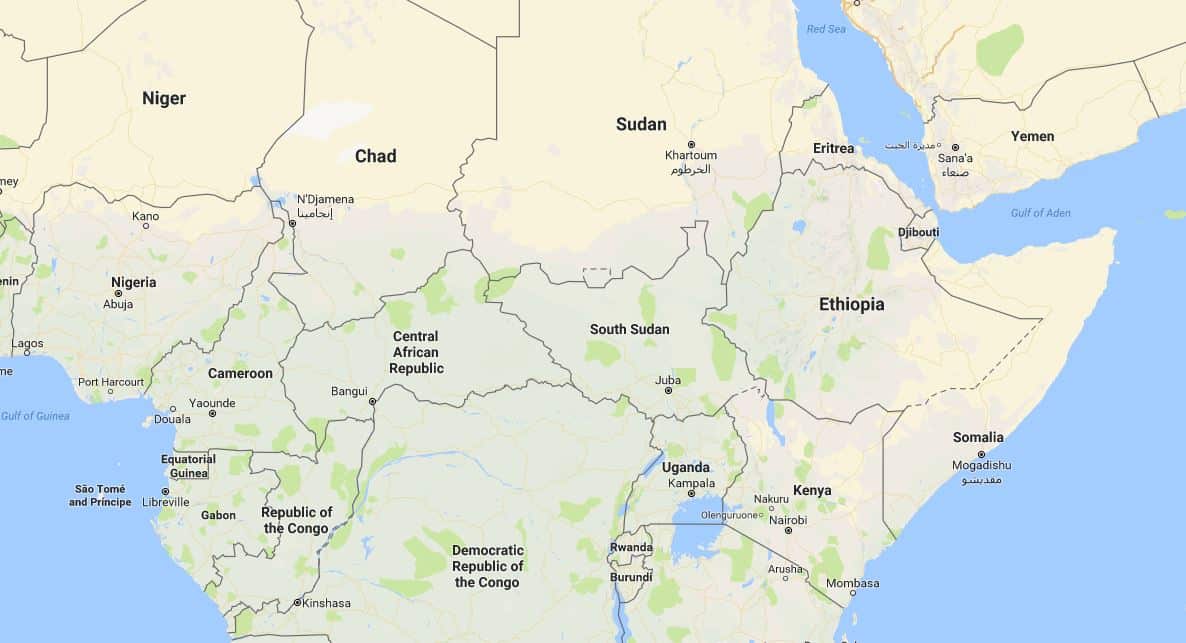 South Sudan. (Google Maps)