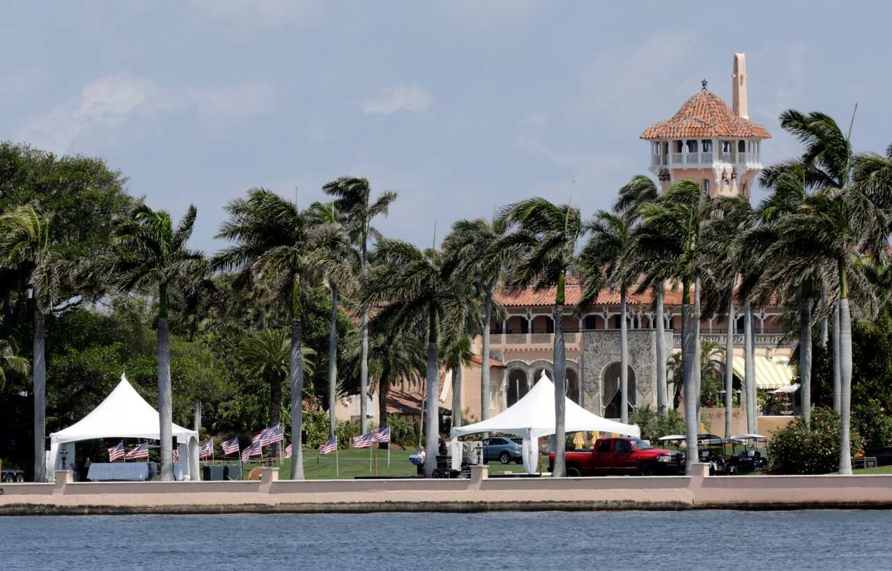 In this April 3, 2017 file photo, President Donald Trump's Mar-a-Lago resort in Palm Beach, Florida (AAP)