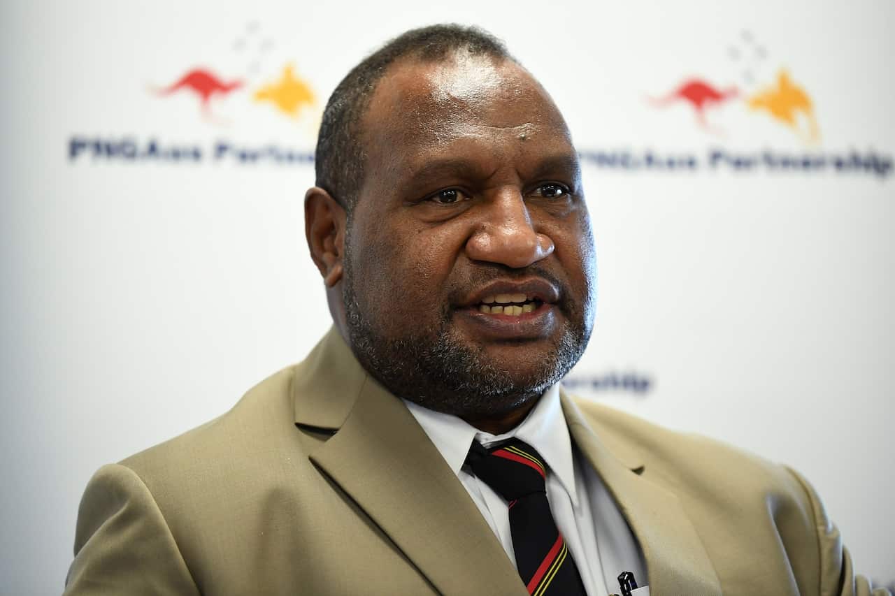 Papua New Guinea Prime Minister James Marape.