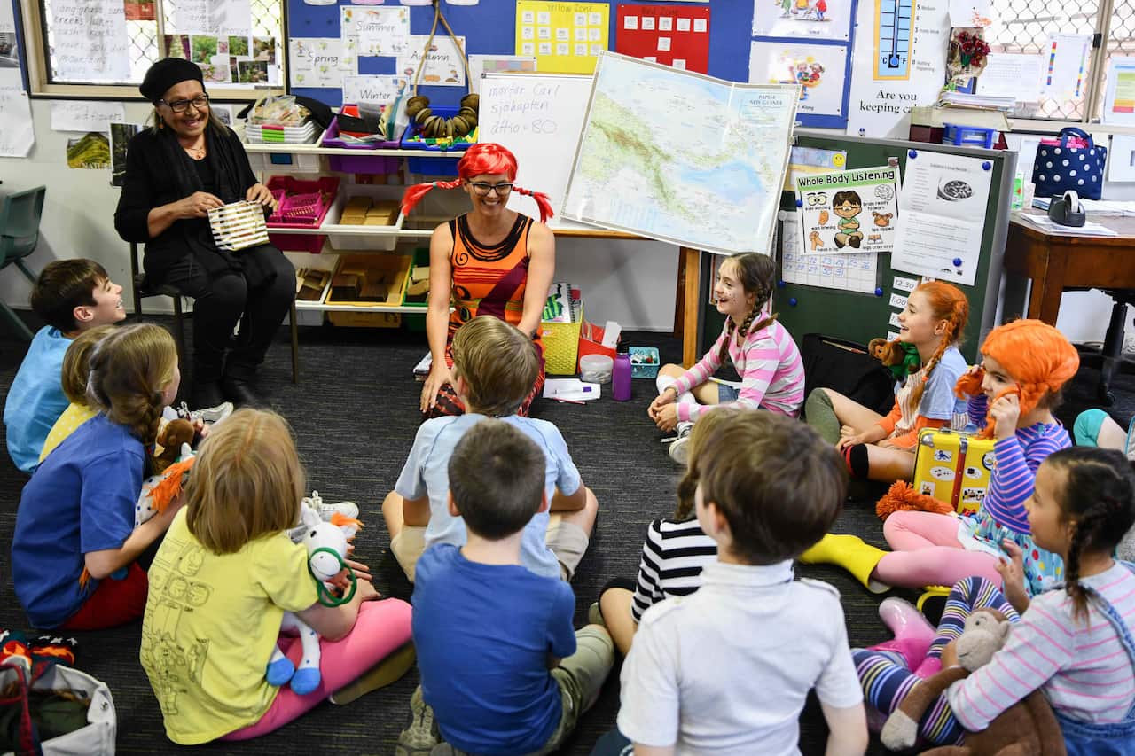 Pippi Longstocking day at Svenska Skolan in Brisbane.