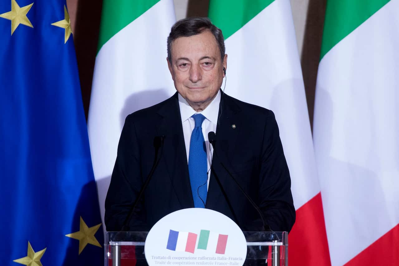 Italy's prime minister Mario Draghi is the frontrunner to claim the country's presidency.