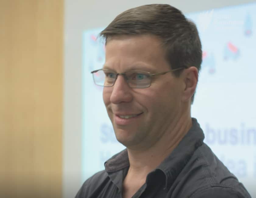 Mark Ure recently spoke at a Business Victoria course.