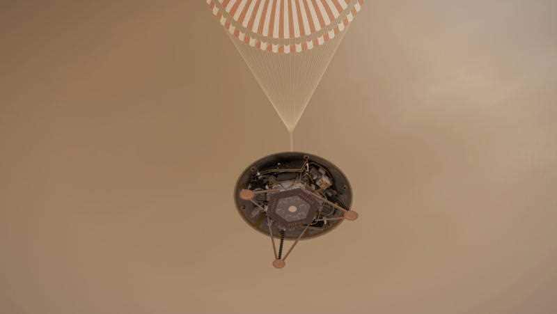 The Mars lander is designed to study the 'inner space' of Mars: its crust, mantle, and core.