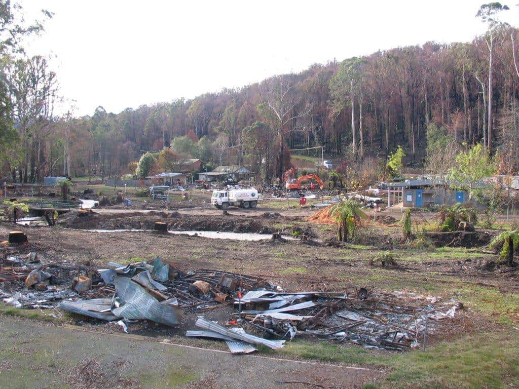 The caravan park in 2009