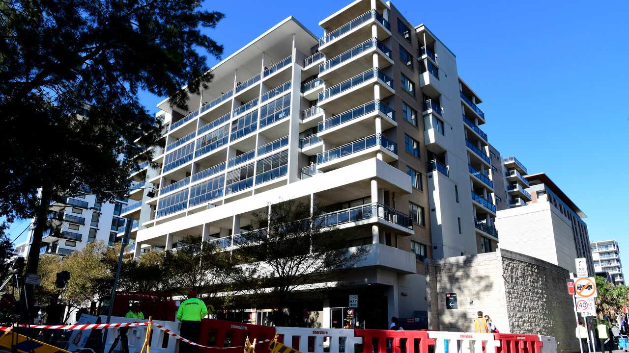 The Mascot Towers building.