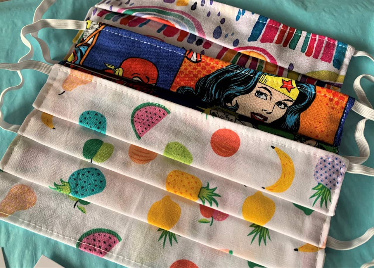 The Little Dreamer masks come in a range of styles and sizes.