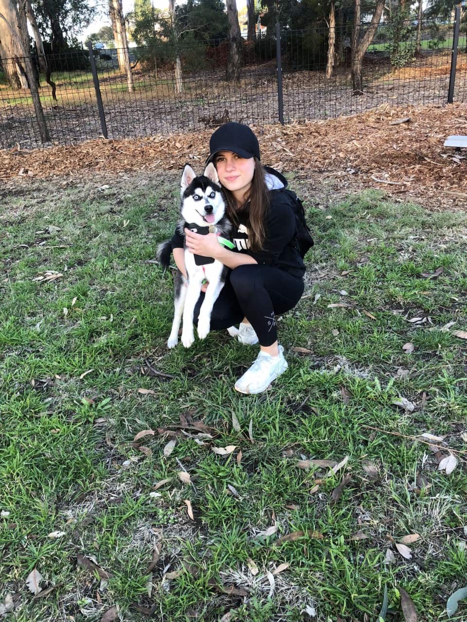 Matina Frelingos has been walking as much as she can within her local government are of Cumberland. Outdoor exercise there is restricted to one hour.