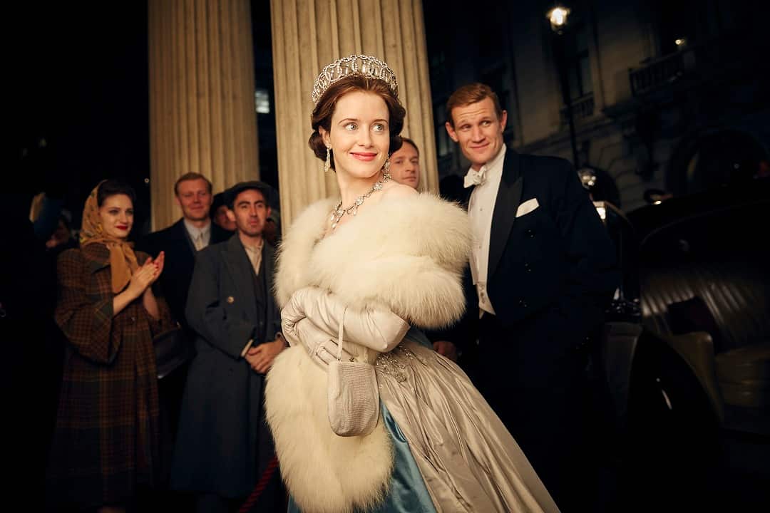 The Crown's Claire Foy (left) paid less than Matt Smith (right) in the Netflix series.