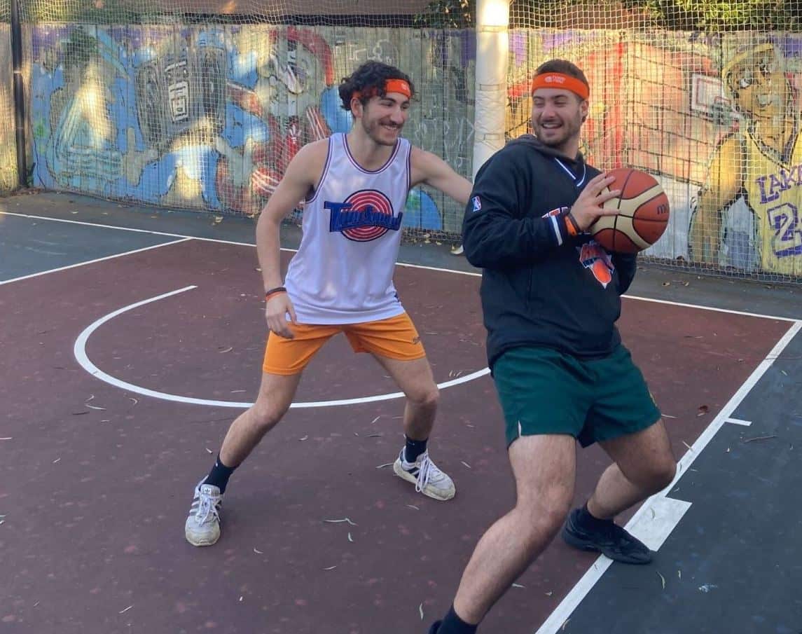 HoopNow founders Matthew Walker and Jordan Sandler.