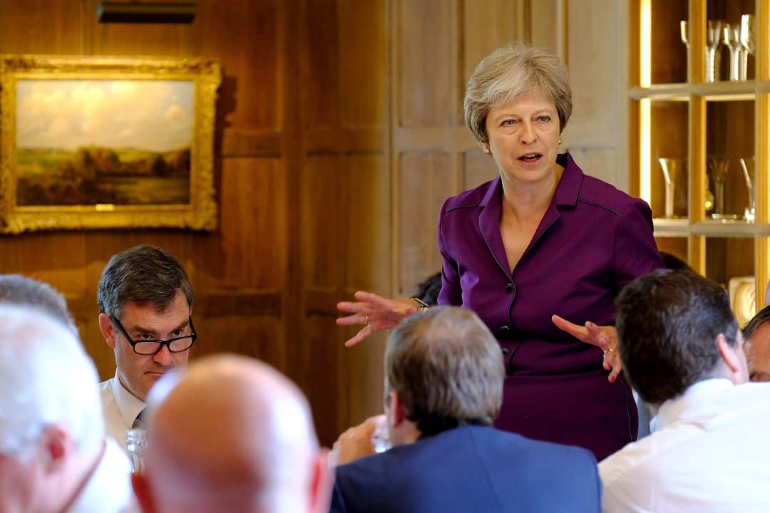 British Prime Minister Theresa May.