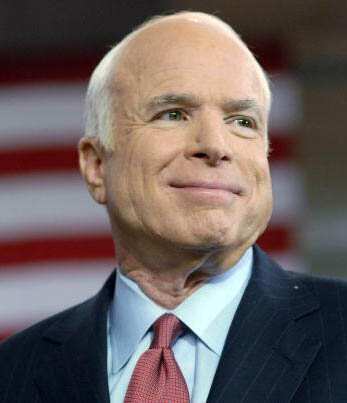 The late Senator John McCain.