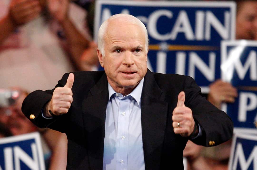 John McCain ran for president twice in 2000 and 2008. 