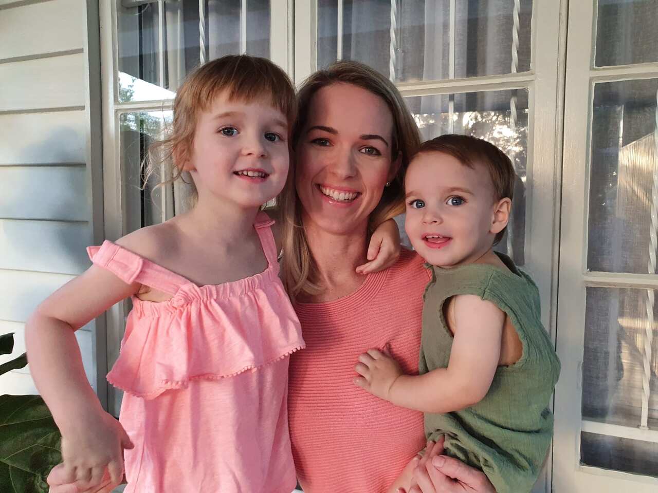 Megan and her children