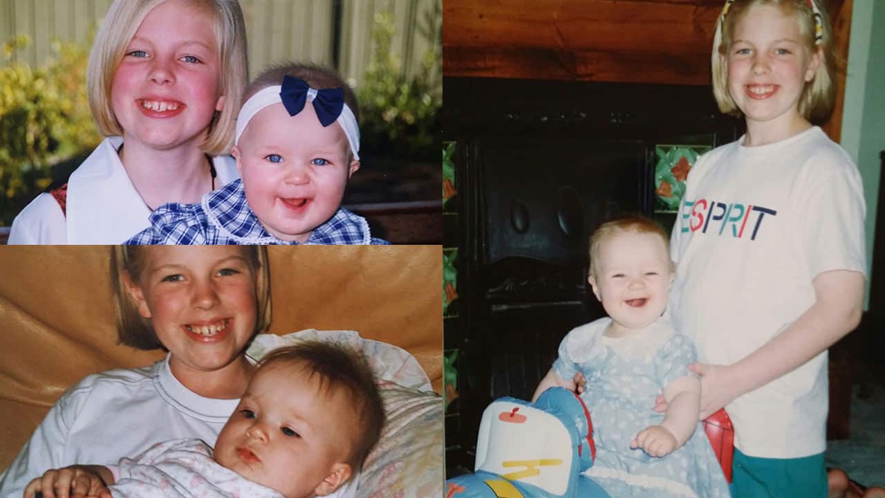 Melanie and Jen as kids.