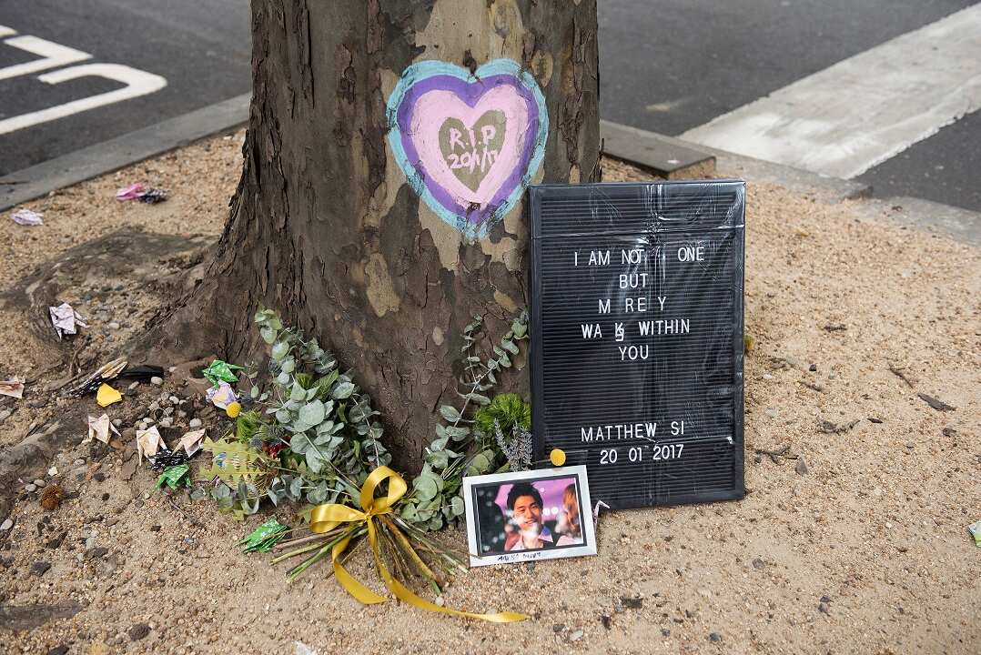 A tribute to one of the victims of the Bourke Street Mall attack on the one year anniversary.