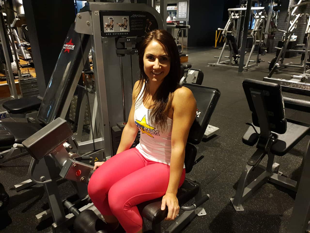 Personal trainer Melinda Theore