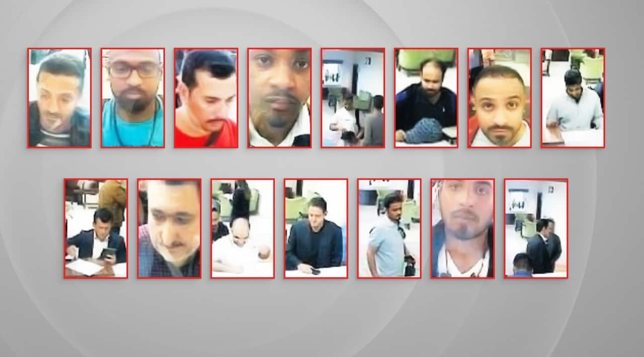 The 15 Saudis identified by the Turkish newspaper 