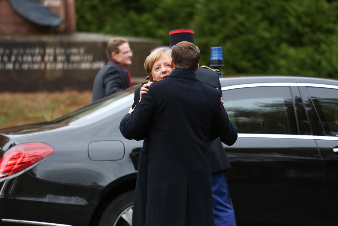 The armistice between Germany and the Allies was signed on 11 November 1918 in a train carriage at a clearing which today serves as a memorial site. 
