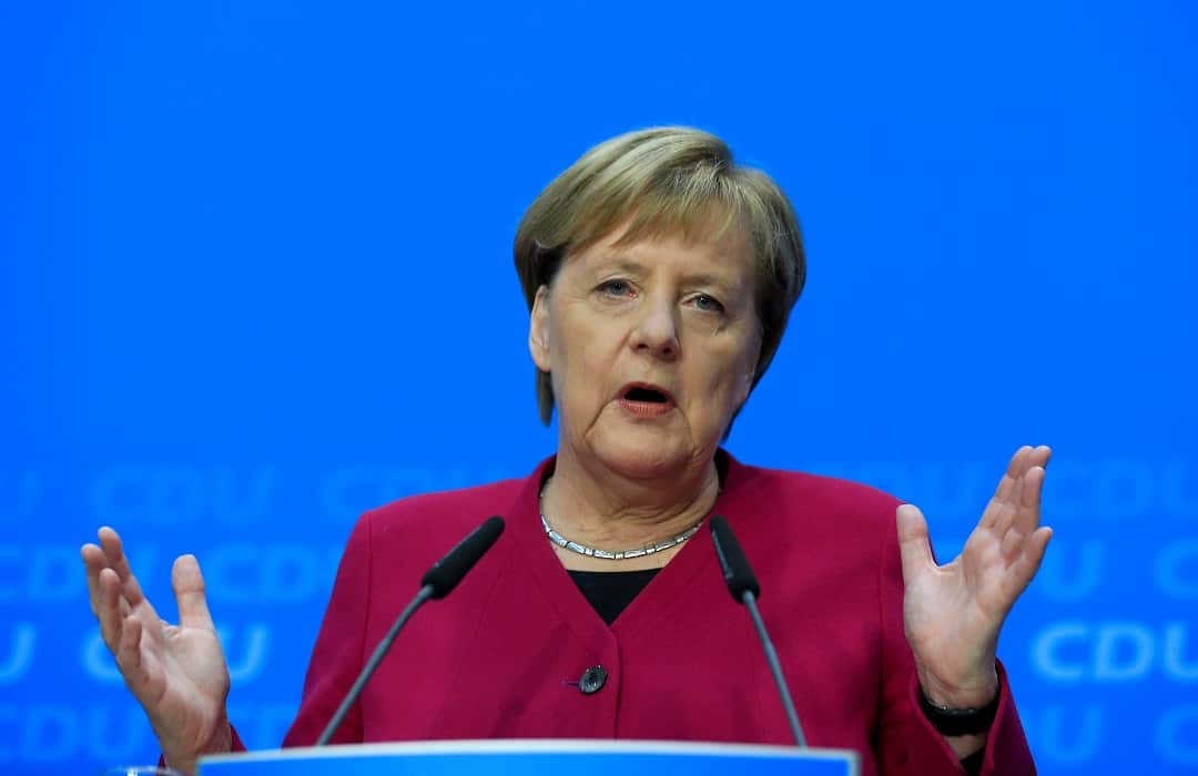 German chancellor Angela Merkel
