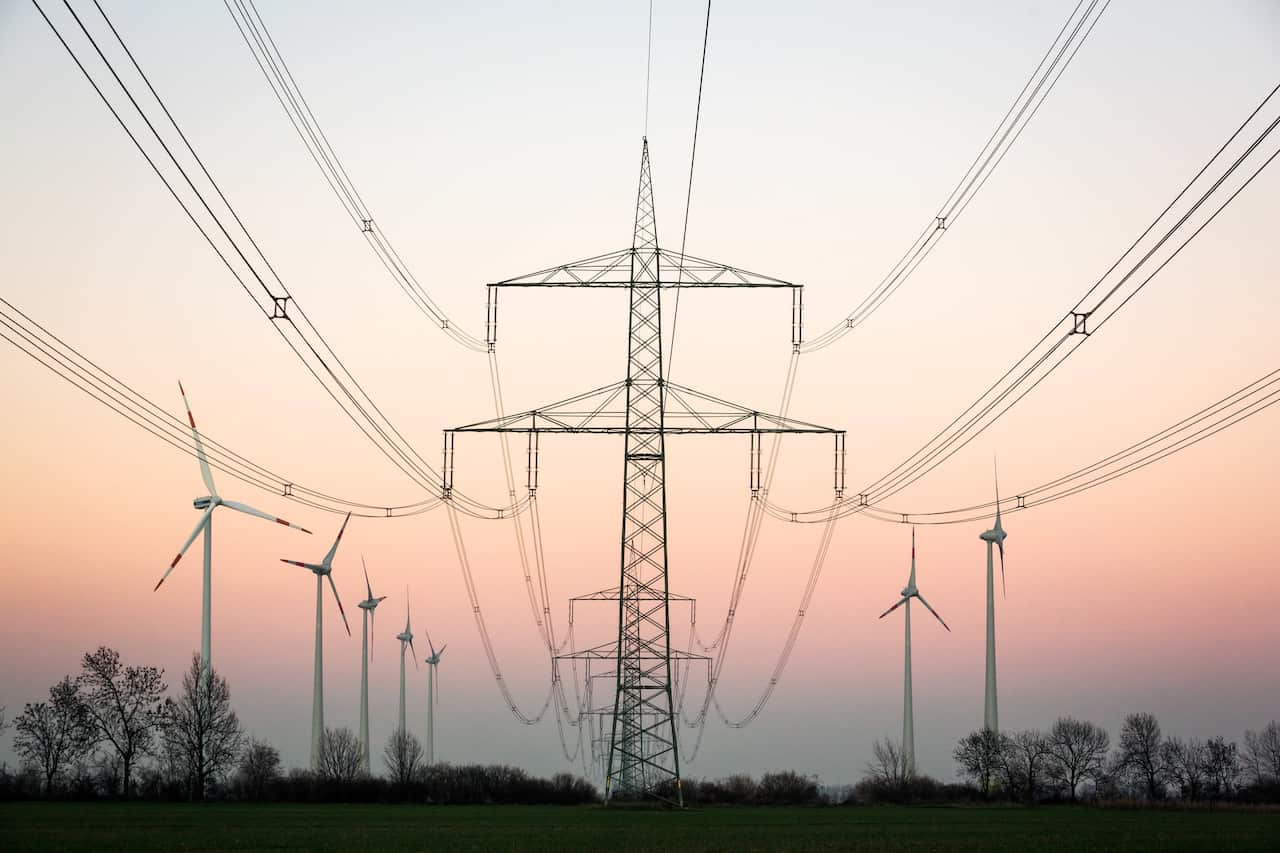 A wind farm near Berlin. Climate scientists say the new legislation would not be enough for Germany to meet its 2030 goals. Credit...