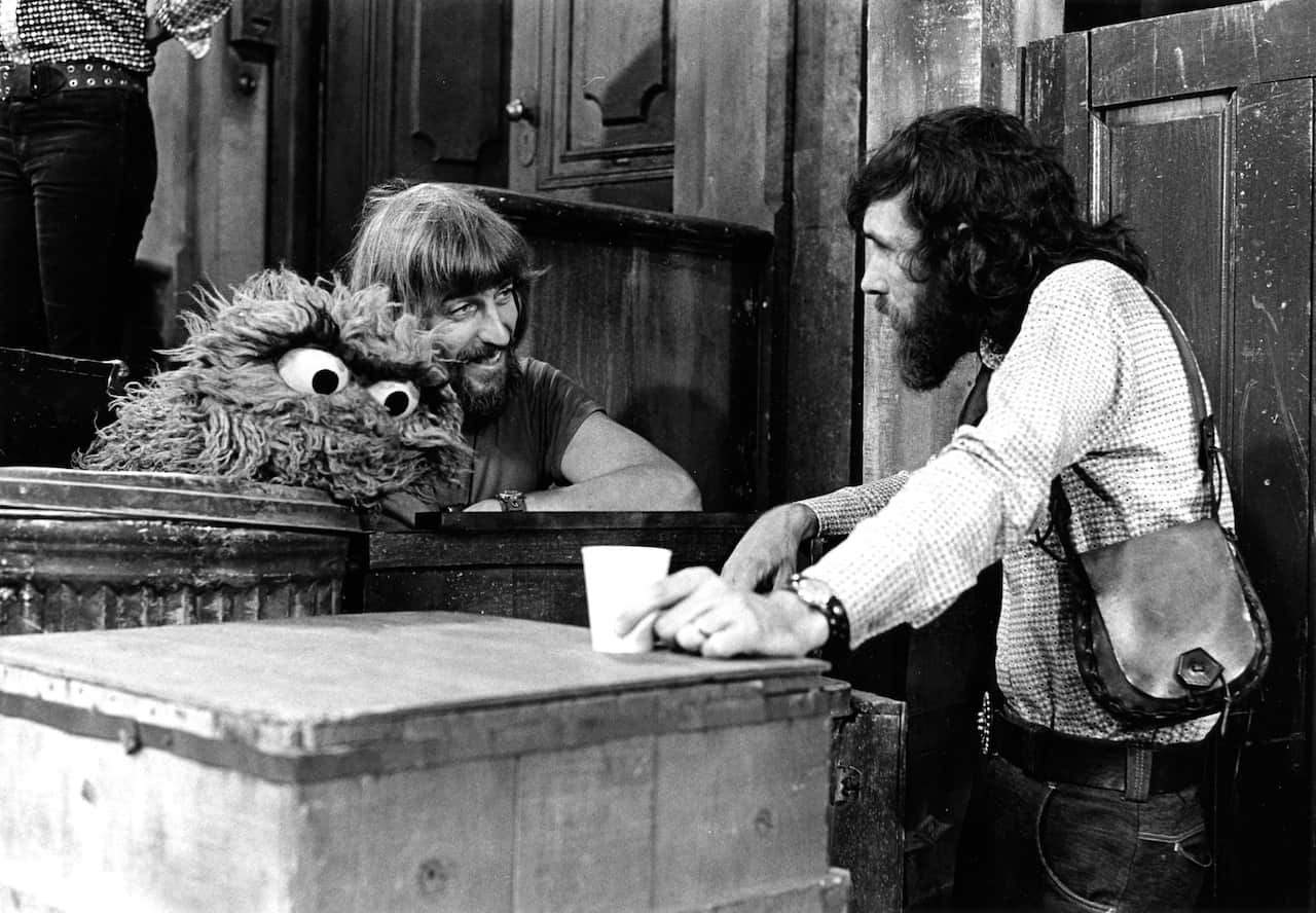 Jim Henson, right, invited Spinney to join "Sesame Street" after crossing paths with him at a Salt Lake City puppeteers’ festival in 1969.