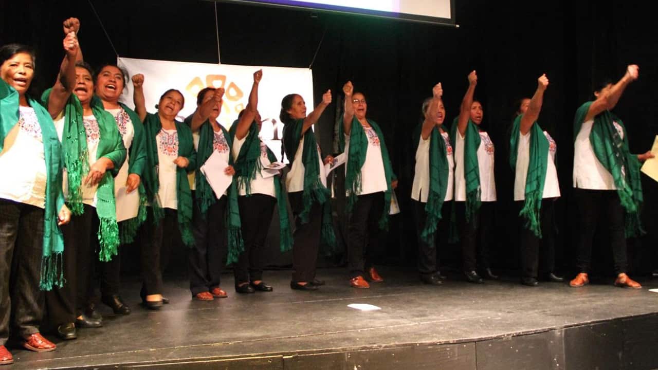 By putting together a play and getting a visa to perform in the US, the women of CAFAMI were finally reunited with their families. (CAFAMI/David Sepulveda)