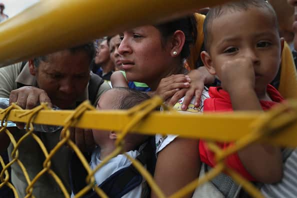 A large number of families are still being held back by border crossings.