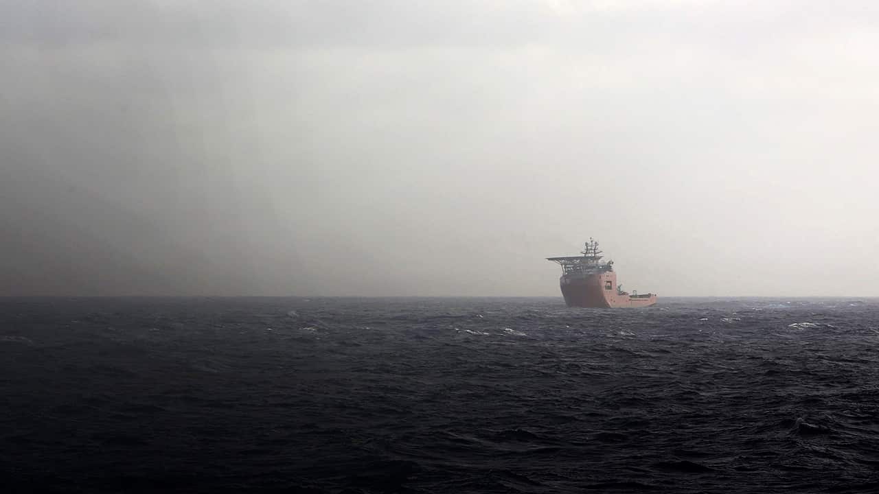 One of the ships searching for MH370 in the early days of the mission