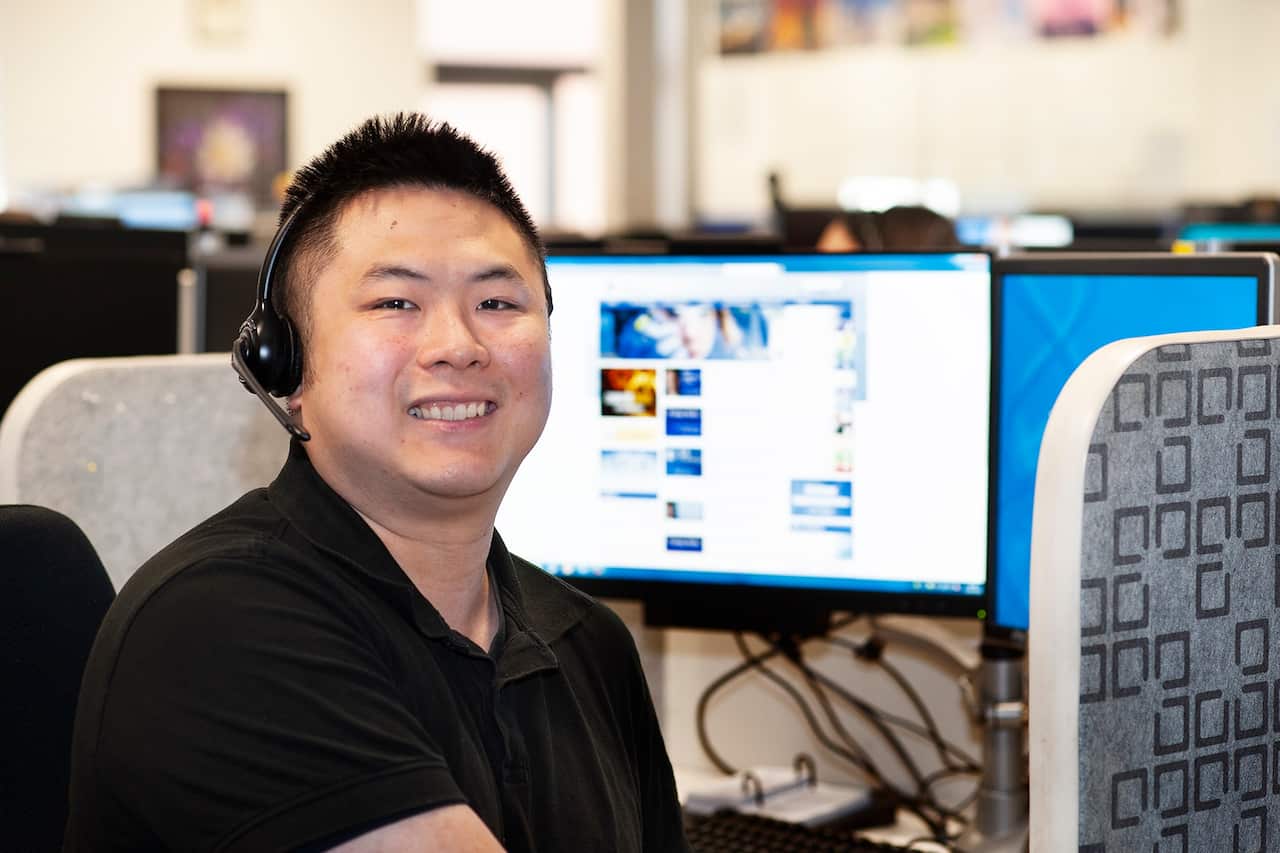 Nursing student Micah Tam says a number of his friends in South Korea have been unable to return to Australia for their studies.