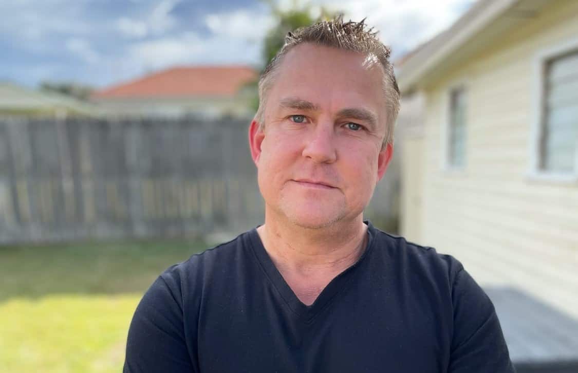 Sydney-based electrican Michael Pimm.