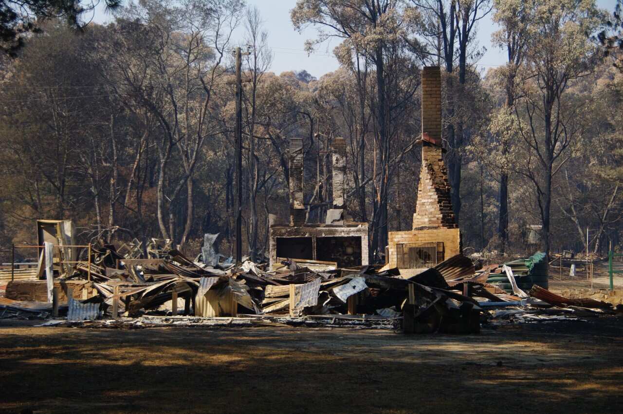 Michelle French's family home and their school camp was destroyed in the Black Saturday fires.