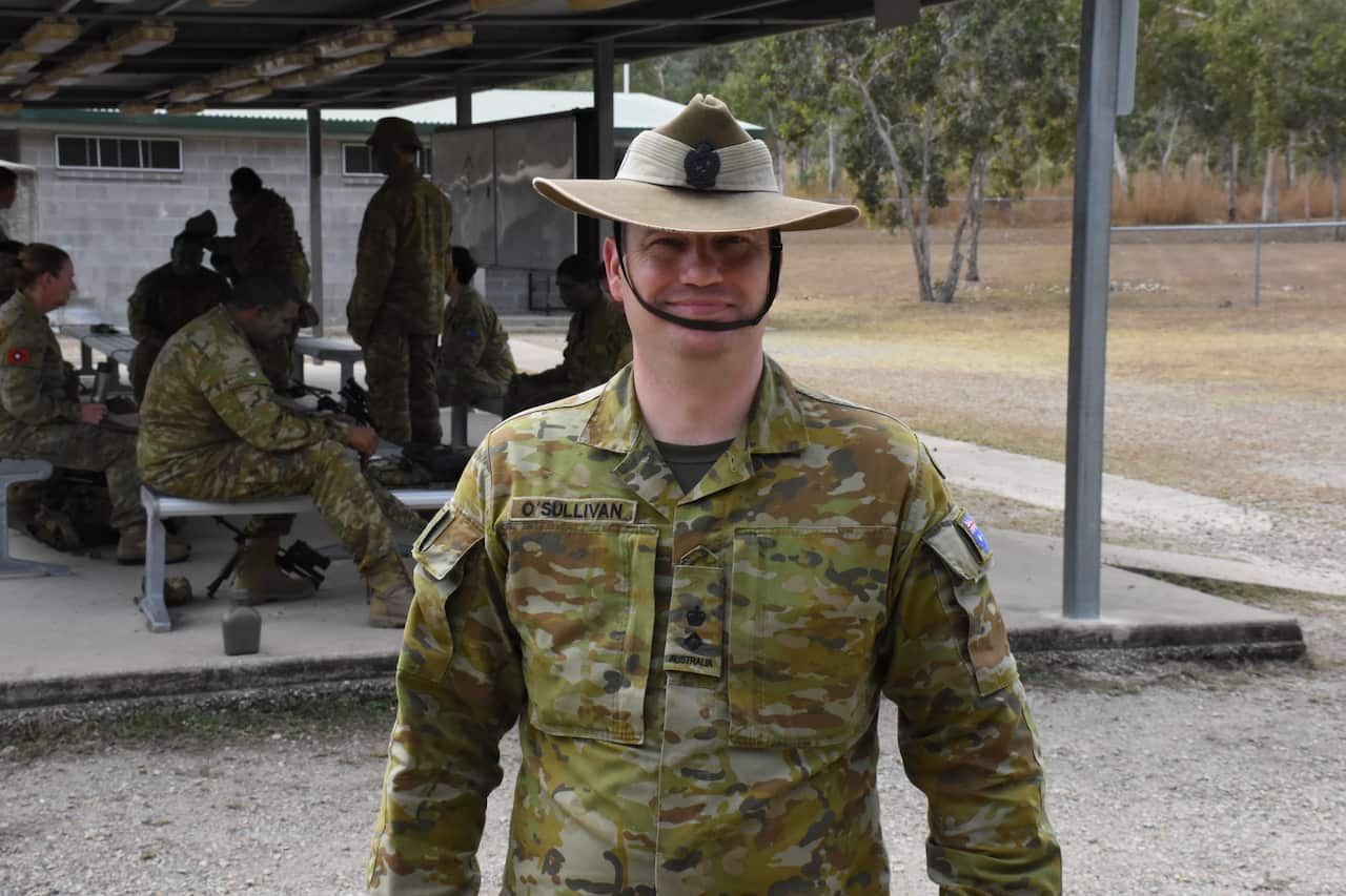 51st Battalion, Far North Queensland Regiment's CO Lt-Colonel Mick O'Sullivan.