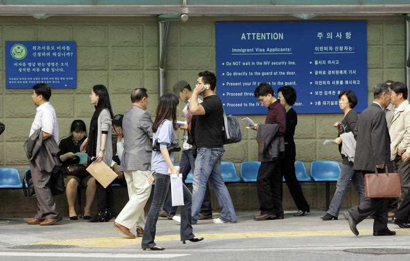 US citizens and an advocacy organisation filed a lawsuit to block the rule, arguing it "rewrites our immigration and healthcare laws by Presidential fiat".