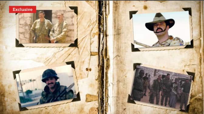 Mike Kelly during his military service.