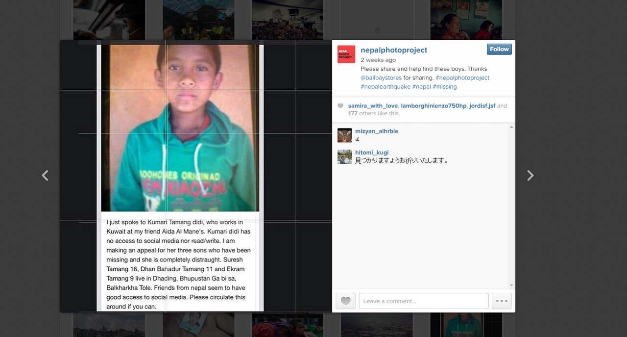 The Nepal photo project tries to put people in touch with their missing loved ones Nepal Photo Project  @balibaystores 
