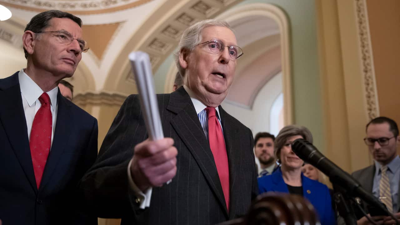 Senate Majority Leader Mitch McConnell.