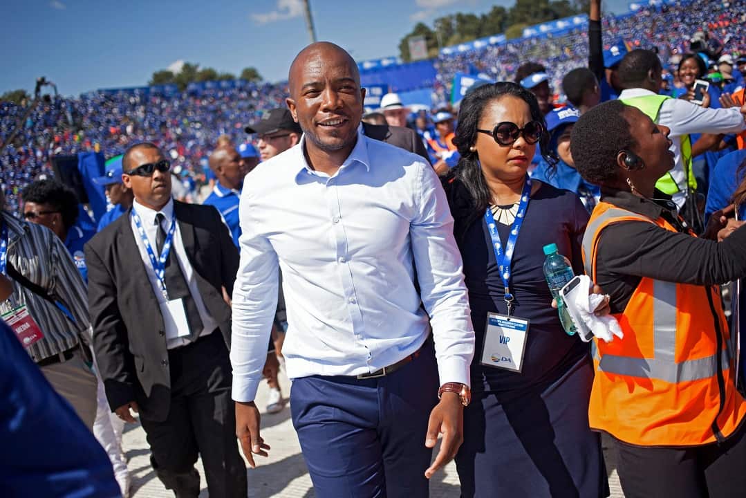 Leader of Democratic Alliance (DA) party, Mmusi Maimane.