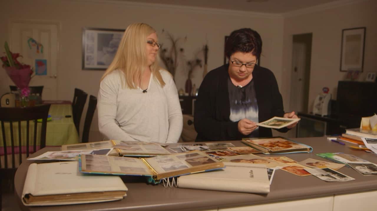 Unwanted inheritance ... Michelle Vearing with sister Tania Magoci, who has motor neuron disease, as did her mother and grandfather.