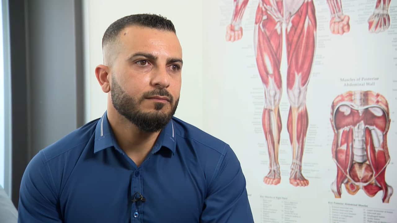 Muhammad was injured when two cars that collided hit him