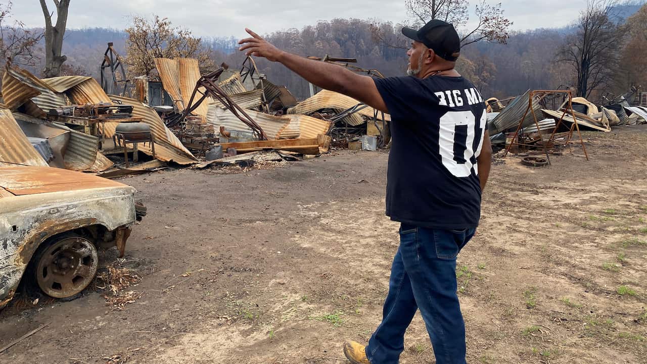 The damage to Jerry Moore's property.